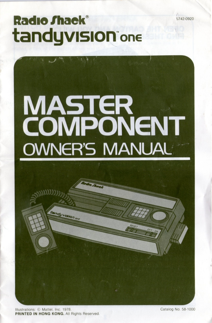78_Radio_Shack_TandyVisionOne_使用说明书手册