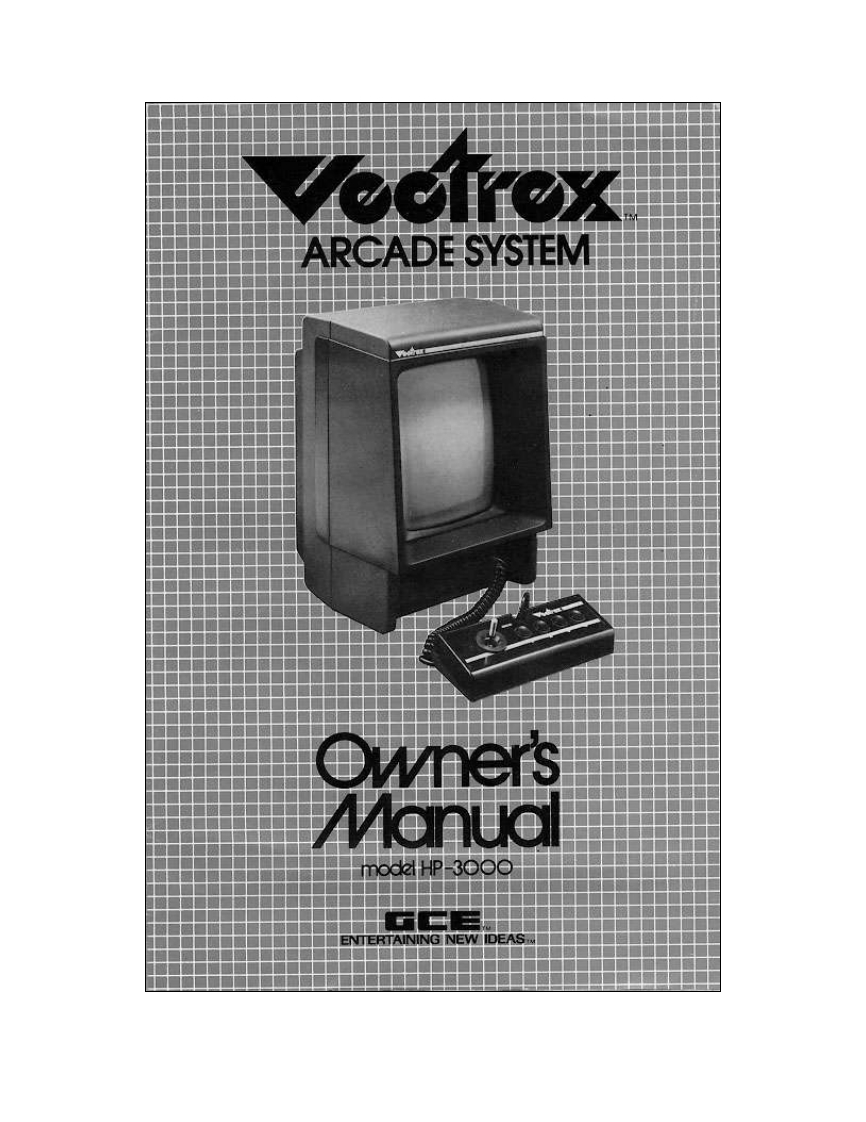 82_GCE_Vectrex_Owner_使用说明书手册
