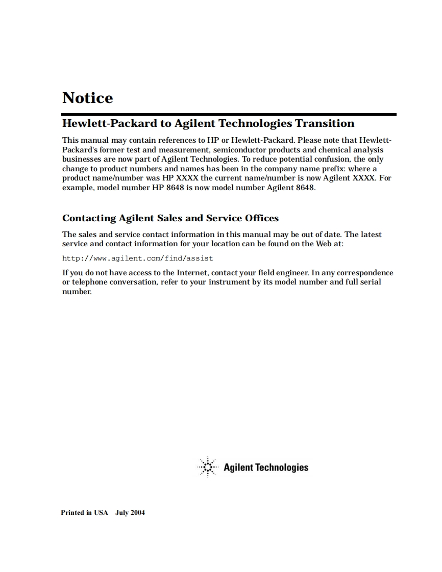 83623A--用户操作维护说明书手册