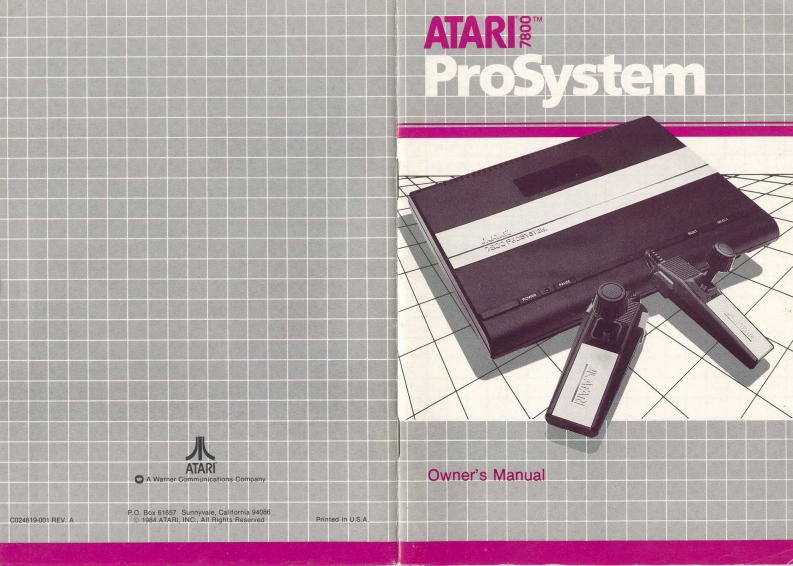 86_Atari_7800-使用说明书手册
