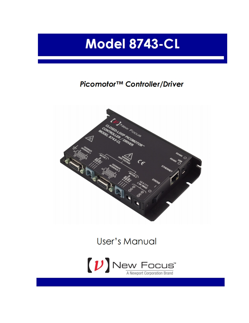 8743-CL-操作说明书手册