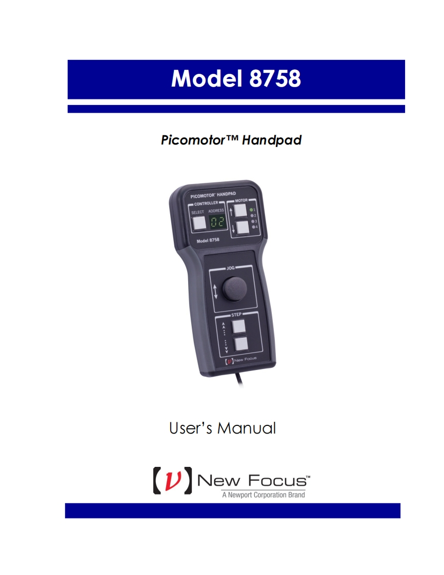 8758-操作说明书手册