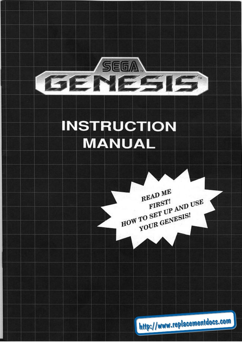 88_Sega_Genesis_Gen_1-使用说明书手册