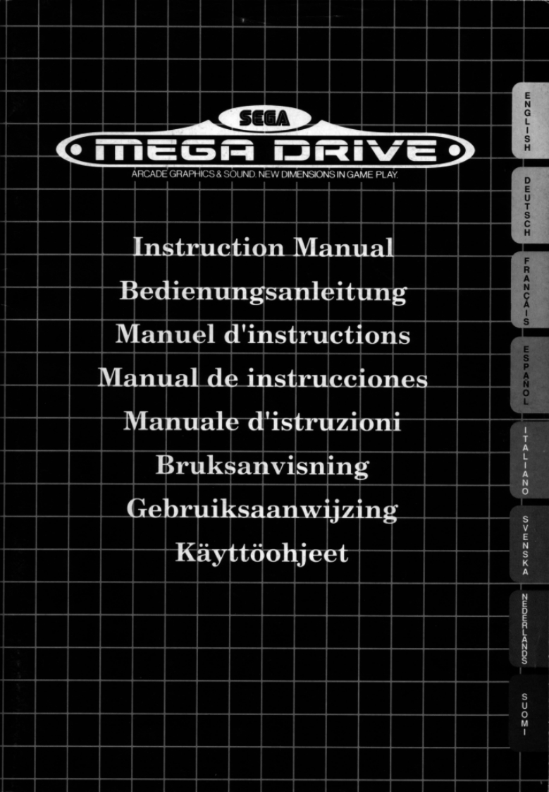 88_Sega_MegaDrive_Gen_1-使用说明书手册