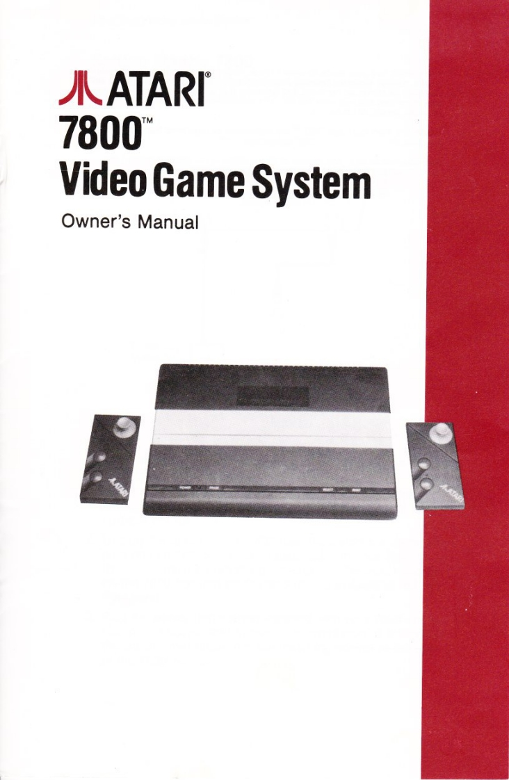 89_atari-7800-video-game-system使用说明书手册
