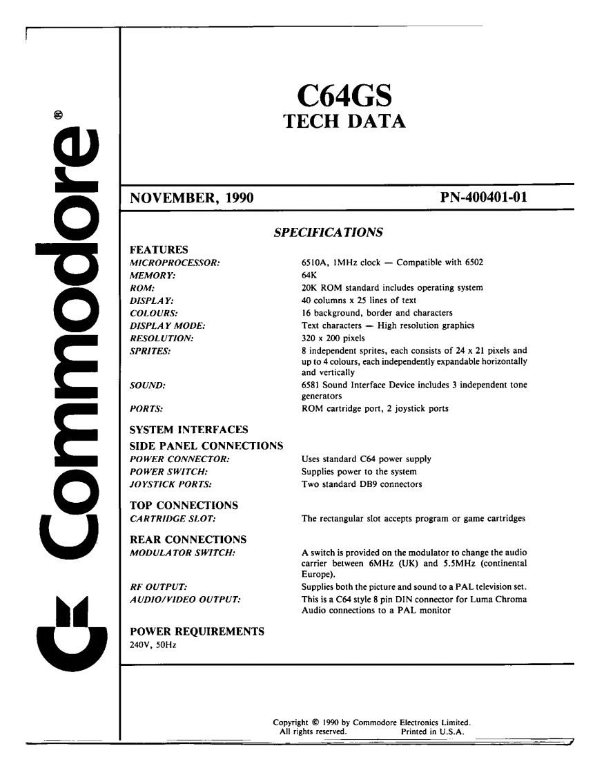 90_C64GS_Tech_Data