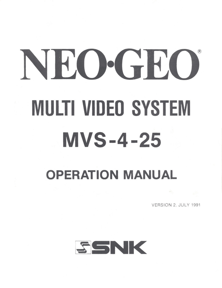 91_Neo_Geo_MVS_US-使用说明书手册
