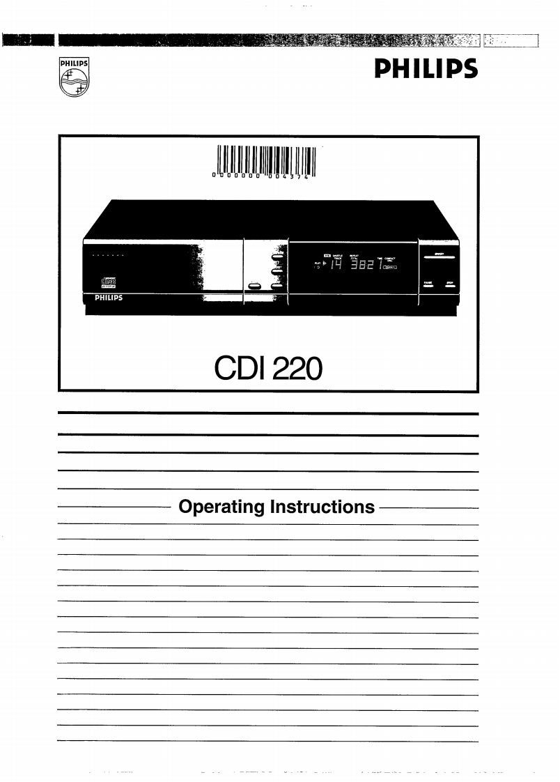 91_Philips_CD-i_220-使用说明书手册