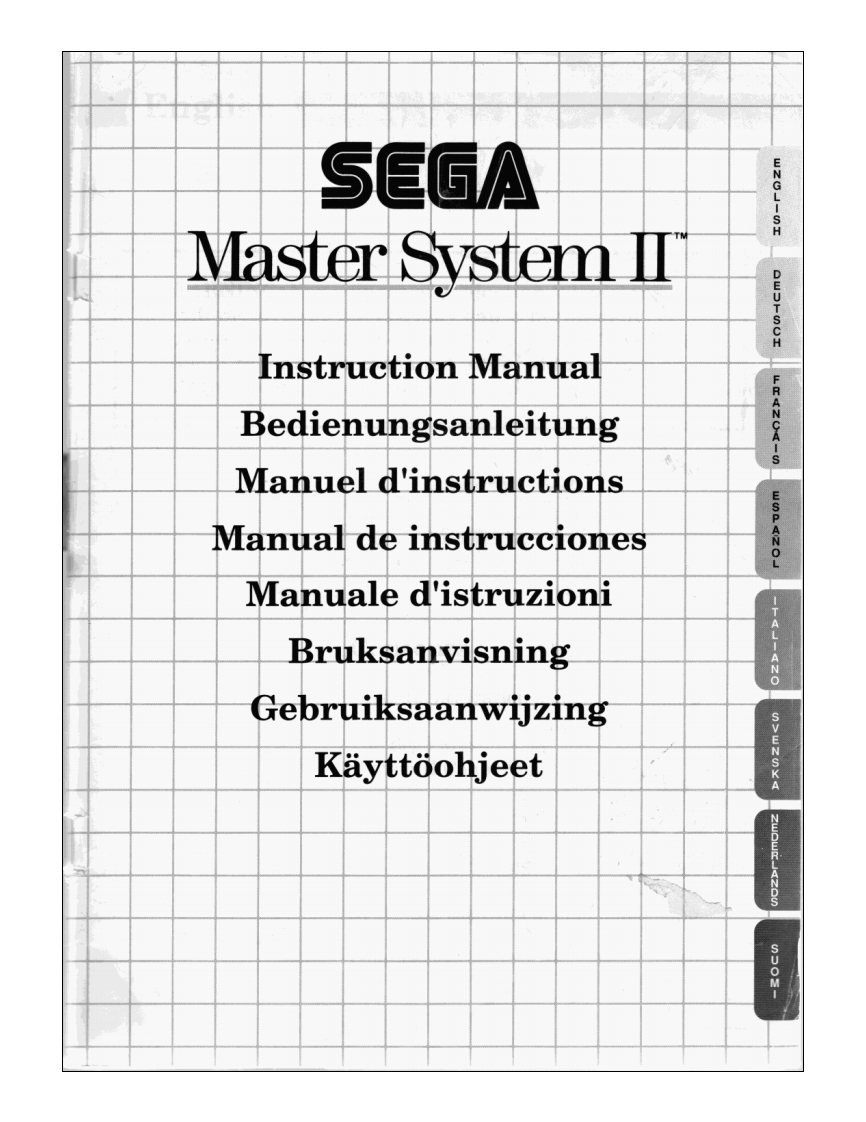 91_Sega_Master_System_2_使用说明书手册_europe