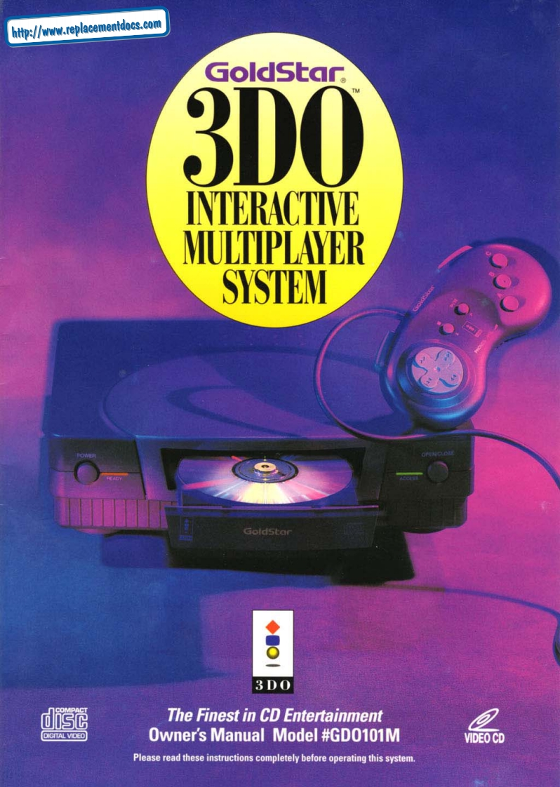 93_3DO_Goldstar-使用说明书手册
