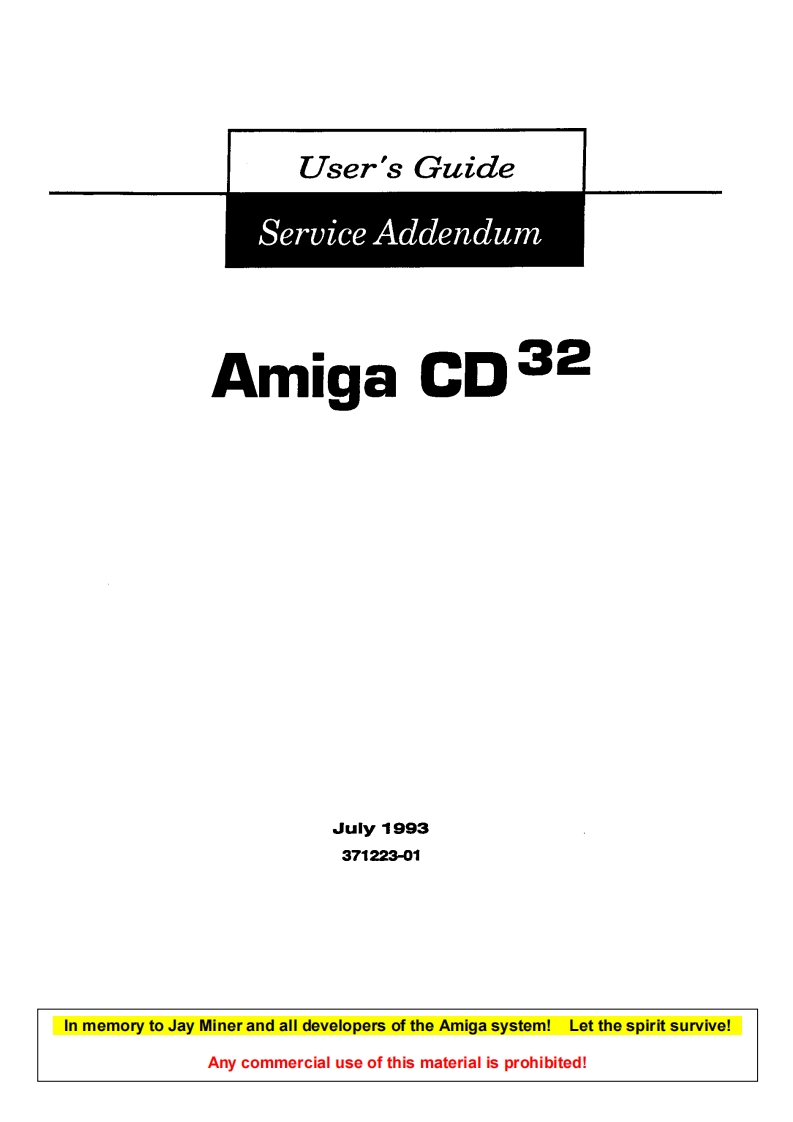 93_Amiga_CD32_使用说明书手册