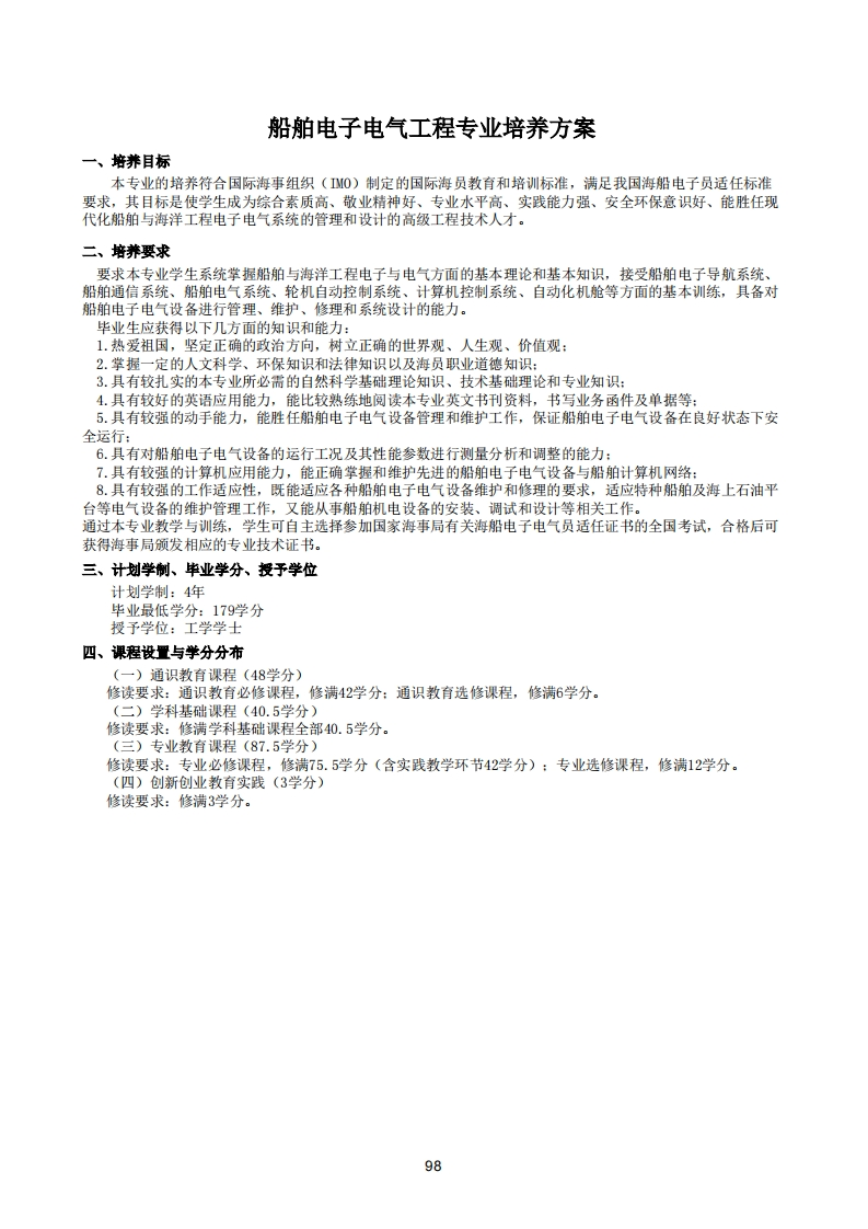 98-103船舶电子电气工程-1培养方案