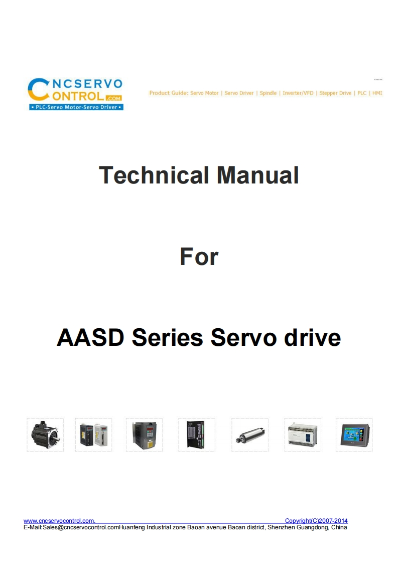 AASD_servodrivemanual安装调试说明书手册