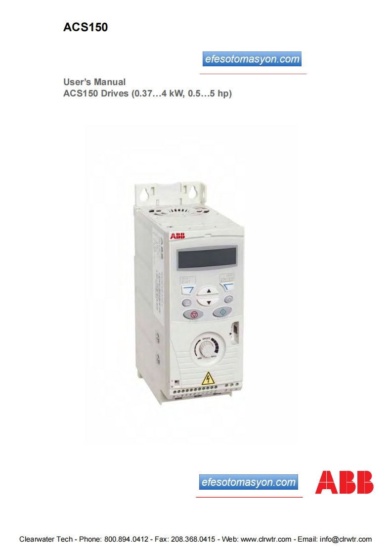 ABB-ACS150-用户操作指南