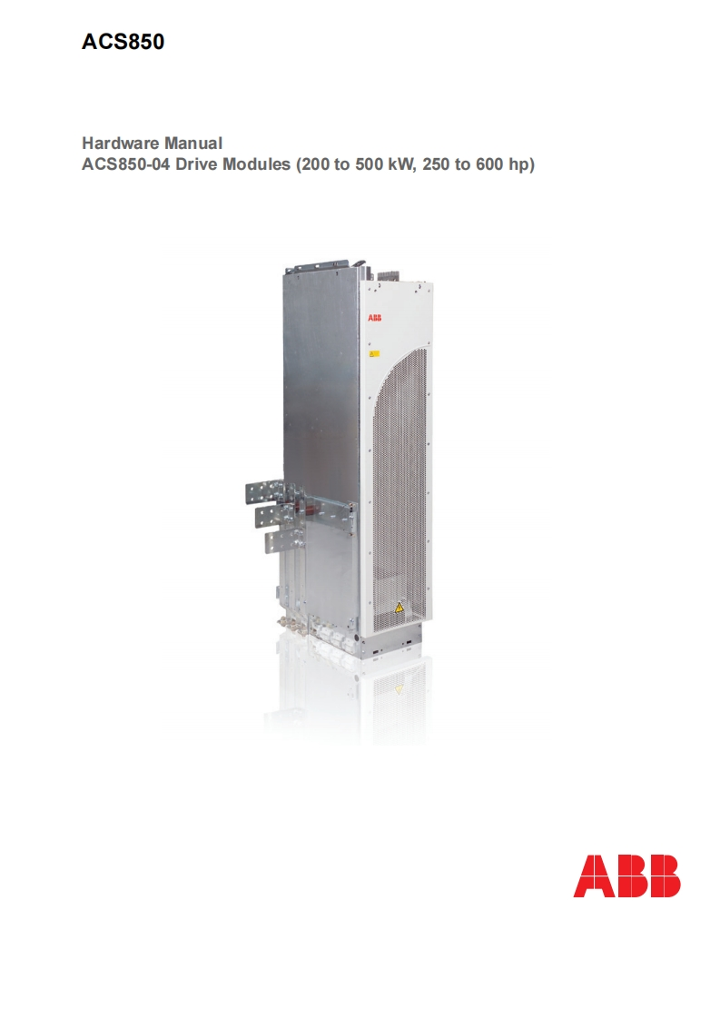 ABB-ACS850-操作说明书手册