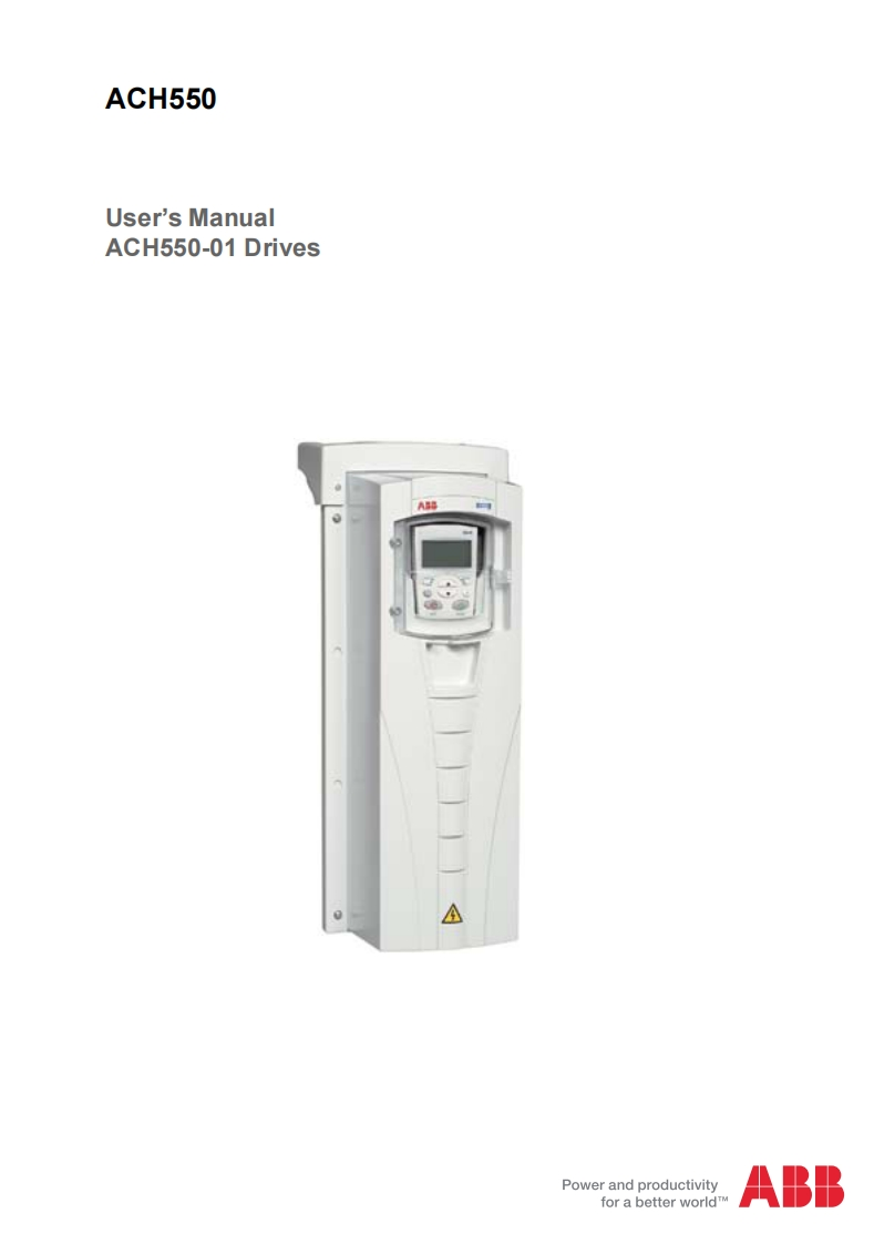 ABB-Drives-ACH550-User-操作说明书手册
