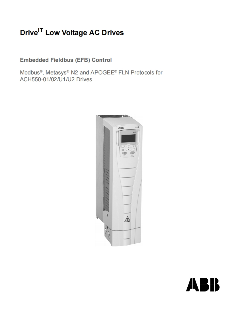 ABB_ACH550_Fieldbus_说明书手册