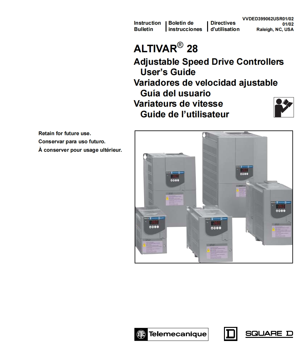 ACDriveAltivar28参考说明书手册