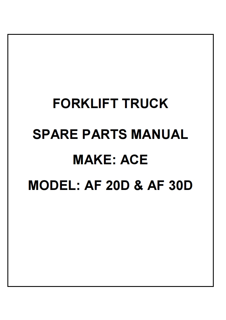 ACE-Diesel-Forklifts-4-5-tons-Technical-Specs