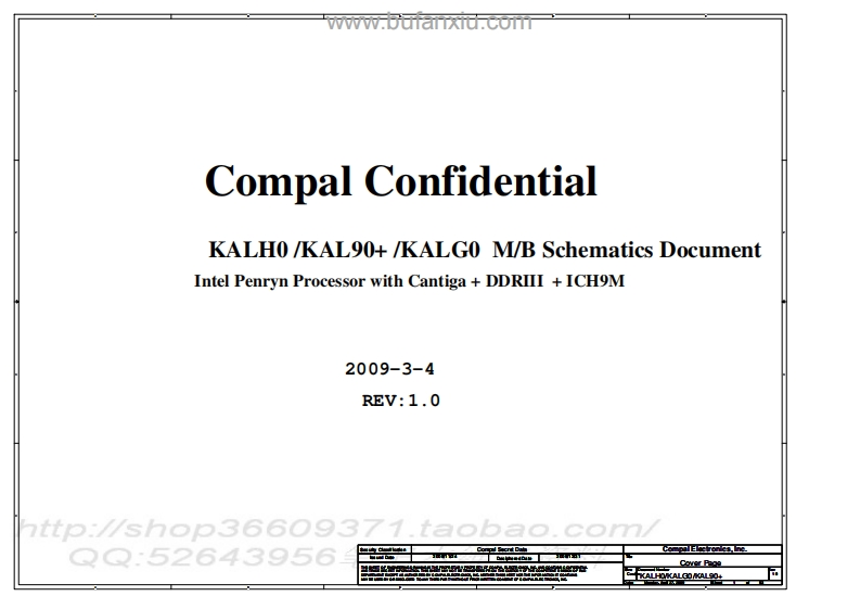 ACER-4736Z-DDR-3---Compal-LA-4494P笔记本电器原理图