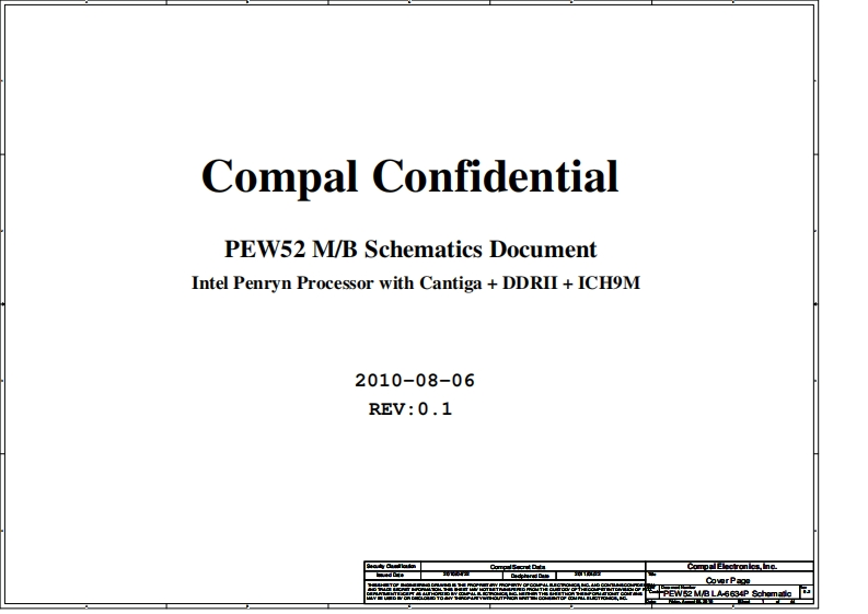 ACER-5335-COMPAL-LA-6634P笔记本电器原理图