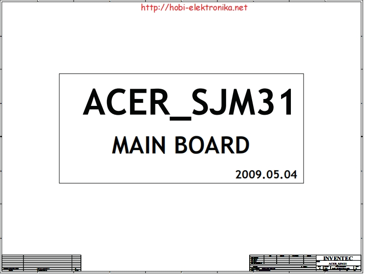 ACER-ASPIRE-3410_INVENTEC_SJM31笔记本电器原理图