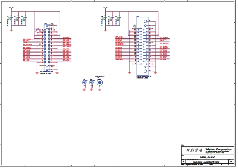 ACER-EXTENSA-5220-5620---WISTRON-COLUMBIA-TANGIZ---ODD_BOARD笔记本电器原理图