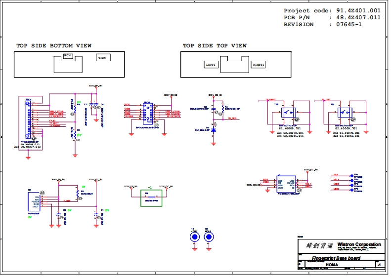 ACER-EXTENSA-5230-5630-FINGERPRINT-BASE---WISTRON-HOMA---REV--1-笔记本电器原理图