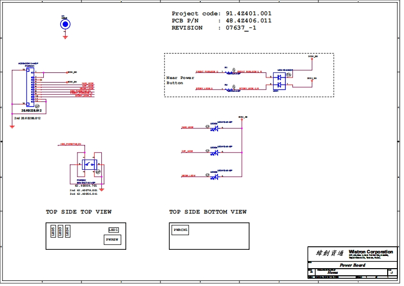 ACER-EXTENSA-5230-5630-POWER-BOARD--WISTRON-HOMA---REV--1-笔记本电器原理图