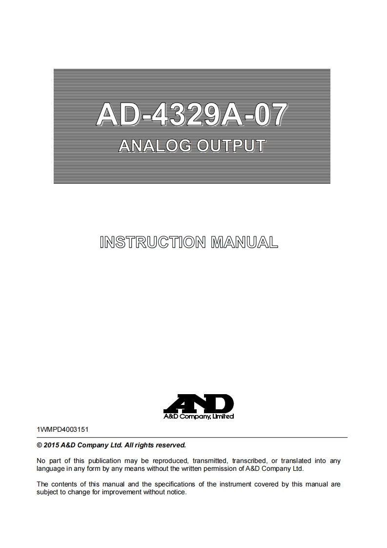 AD-4329A-07_Analog-Output_参考说明书手册