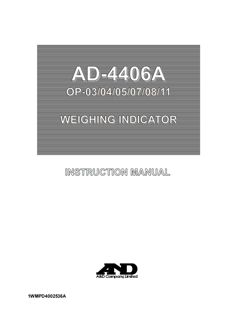 AD-4406A-Instruction-参考说明书手册-