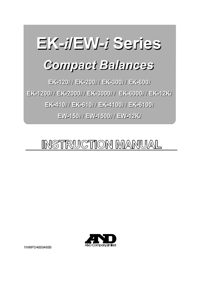 AD-EK-series-compact-precision-balance-用户操作说明书手册