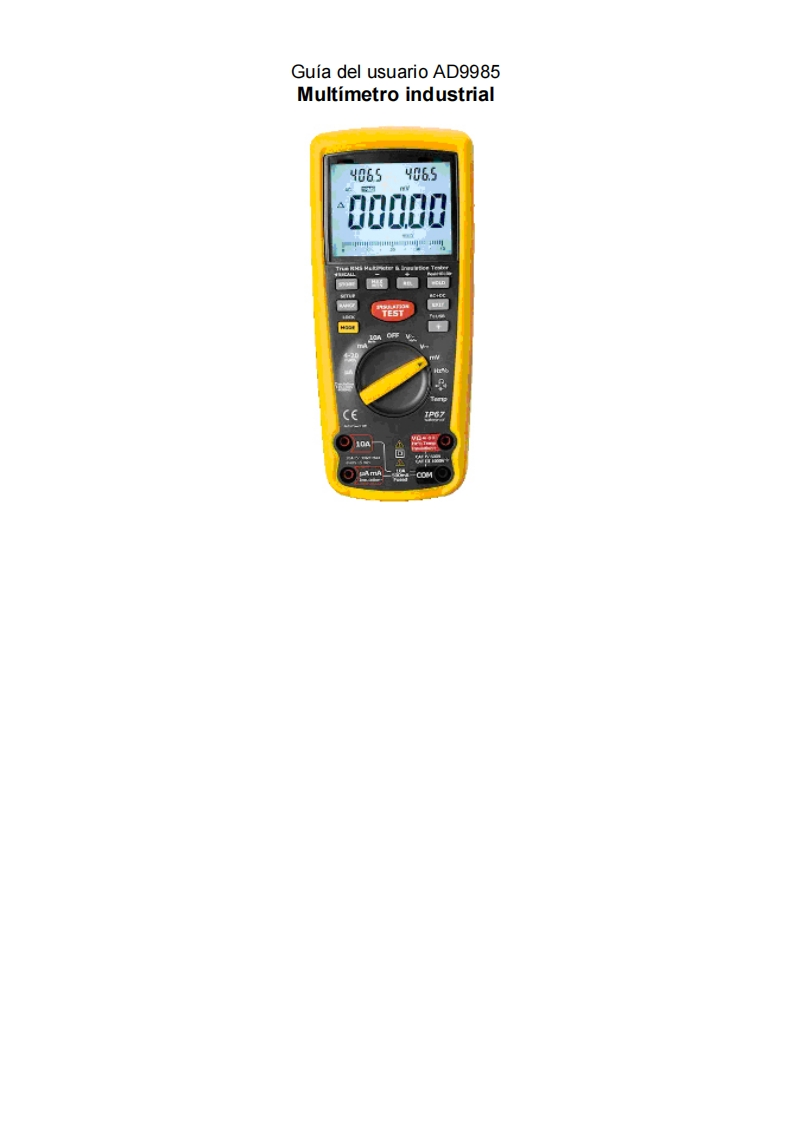 AD9985_操作说明书手册