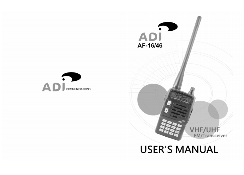 ADI_AF-16_AF-46_使用说明书手册