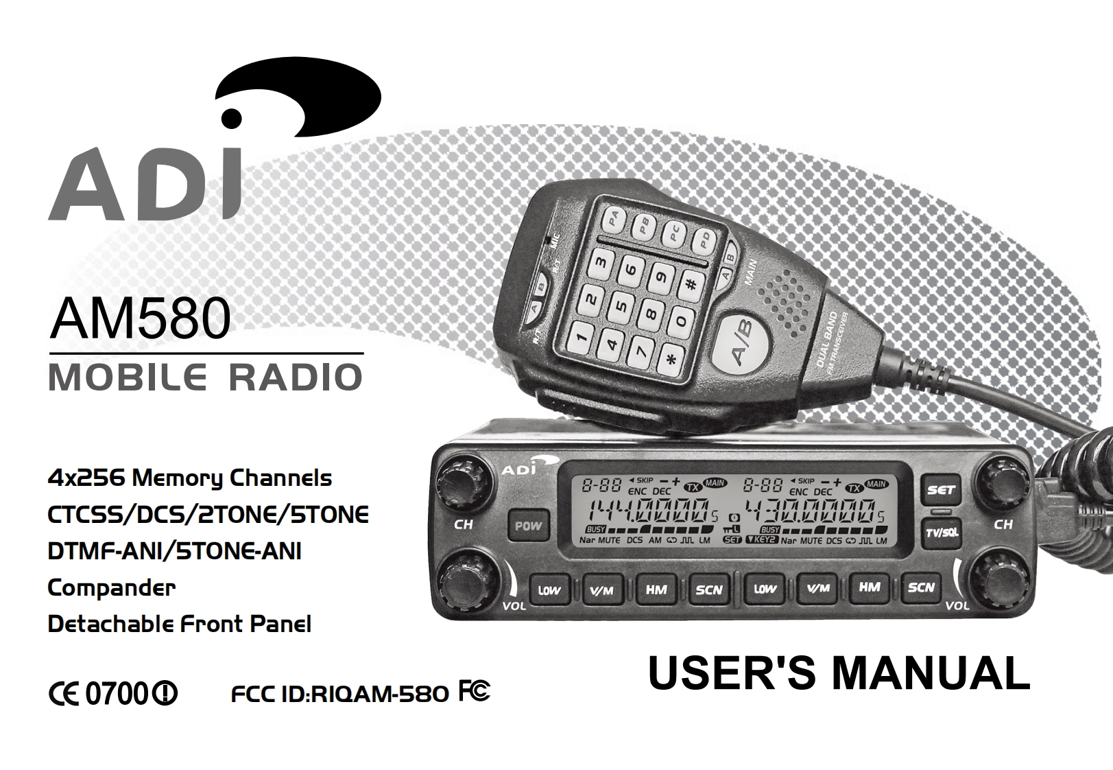 ADI_AM-580_使用说明书手册