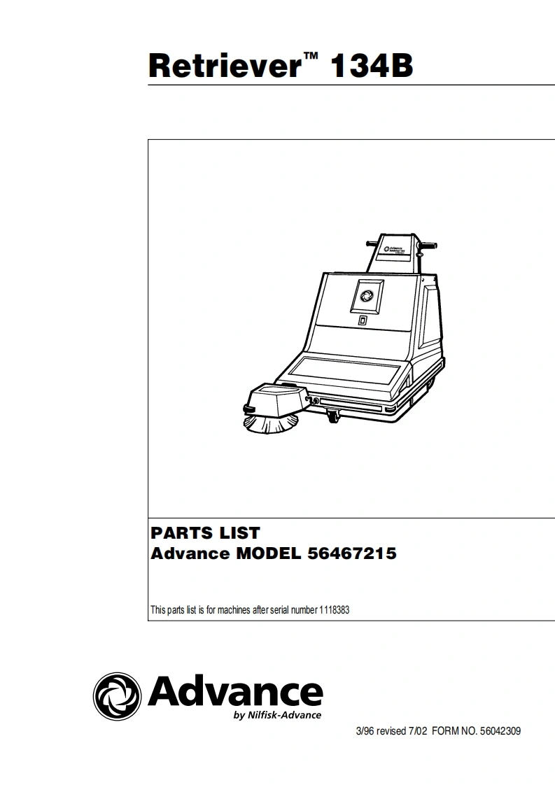 ADVANCE-Advance-134B-after-sn-1118383-3-96说明书手册含电器原理图
