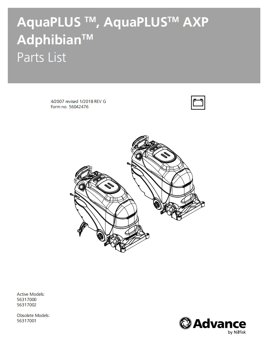 ADVANCE-AquaPlus-Adphibian-1-18说明书手册含电器原理图