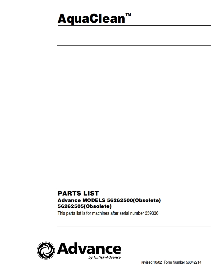 ADVANCE-Aquaclean17ce说明书手册含电器原理图