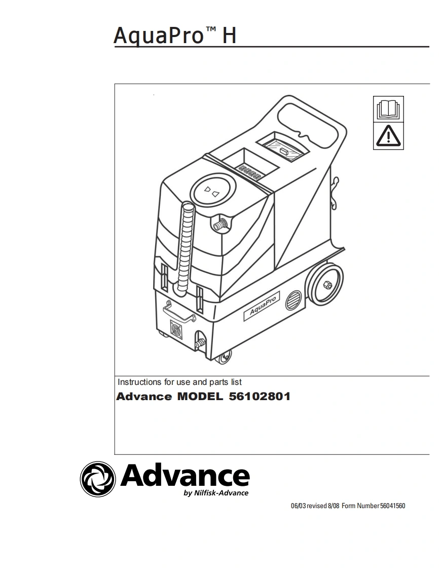 ADVANCE-Aquaprohce说明书手册含电器原理图
