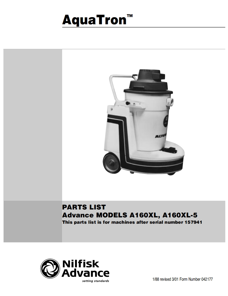 ADVANCE-AquatronA160xlce说明书手册含电器原理图