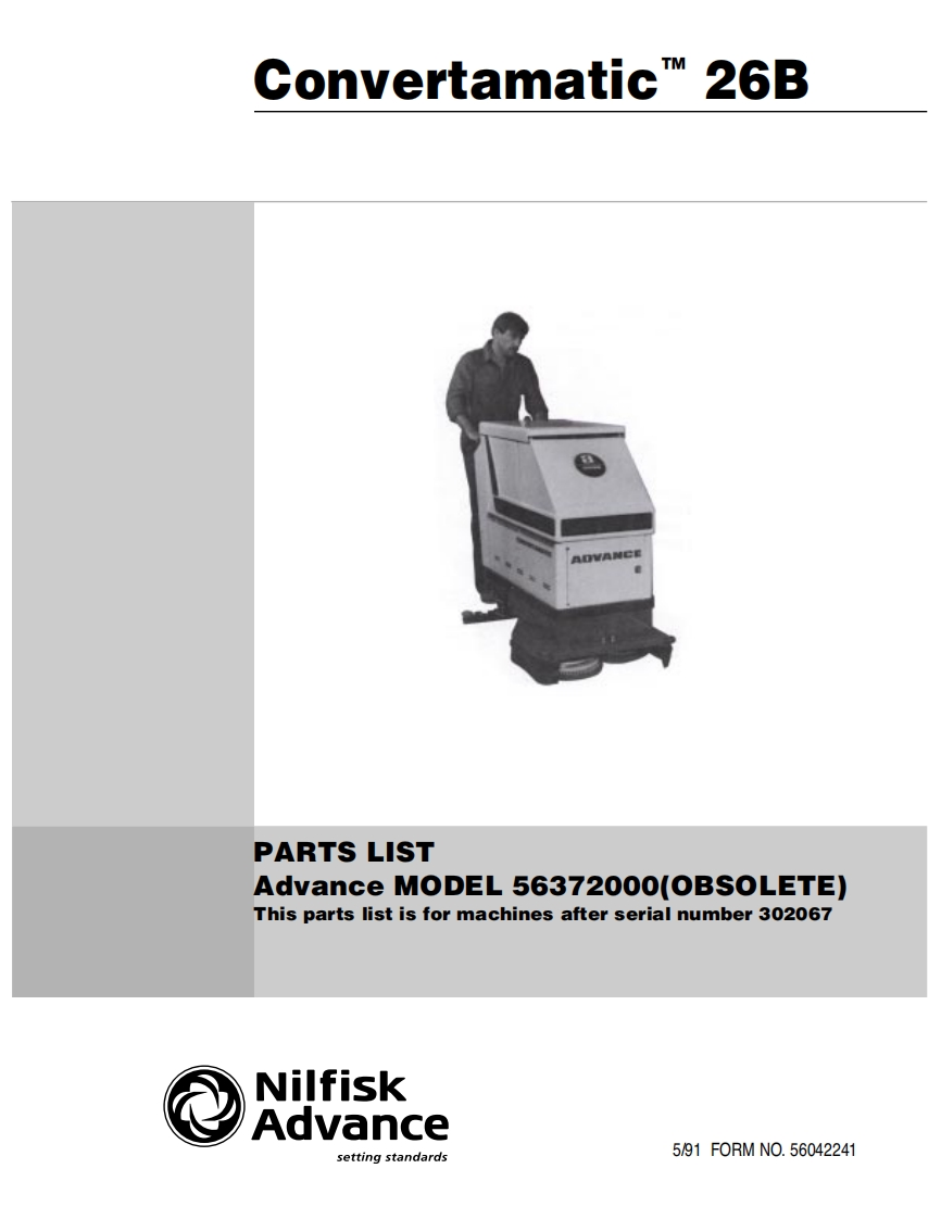 ADVANCE-Convertamatic26B说明书手册含电器原理图