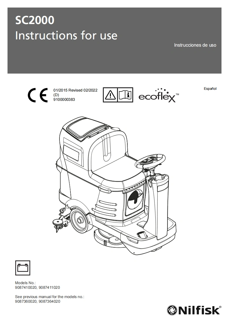 ADVANCE-nilfisk-sc-2000-53-b-full-pkg-1-0848237001682513740说明书手册含电器原理图