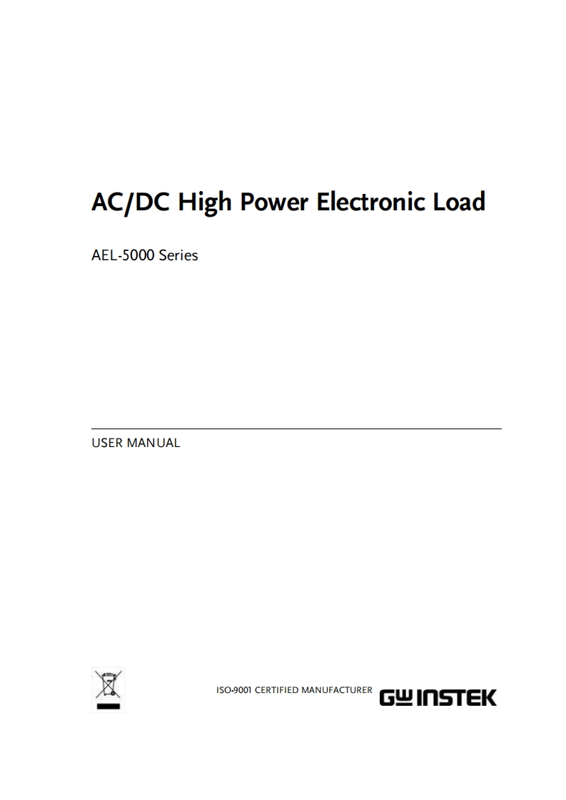 AEL-5000-Series_usermanual操作说明书手册_EN
