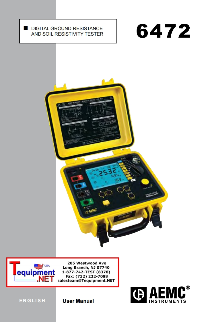 AEMC-6472-User-Manual操作说明书手册