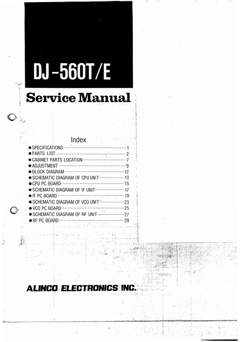ALINCO--DJ-560T-E-维修电器原理图手册