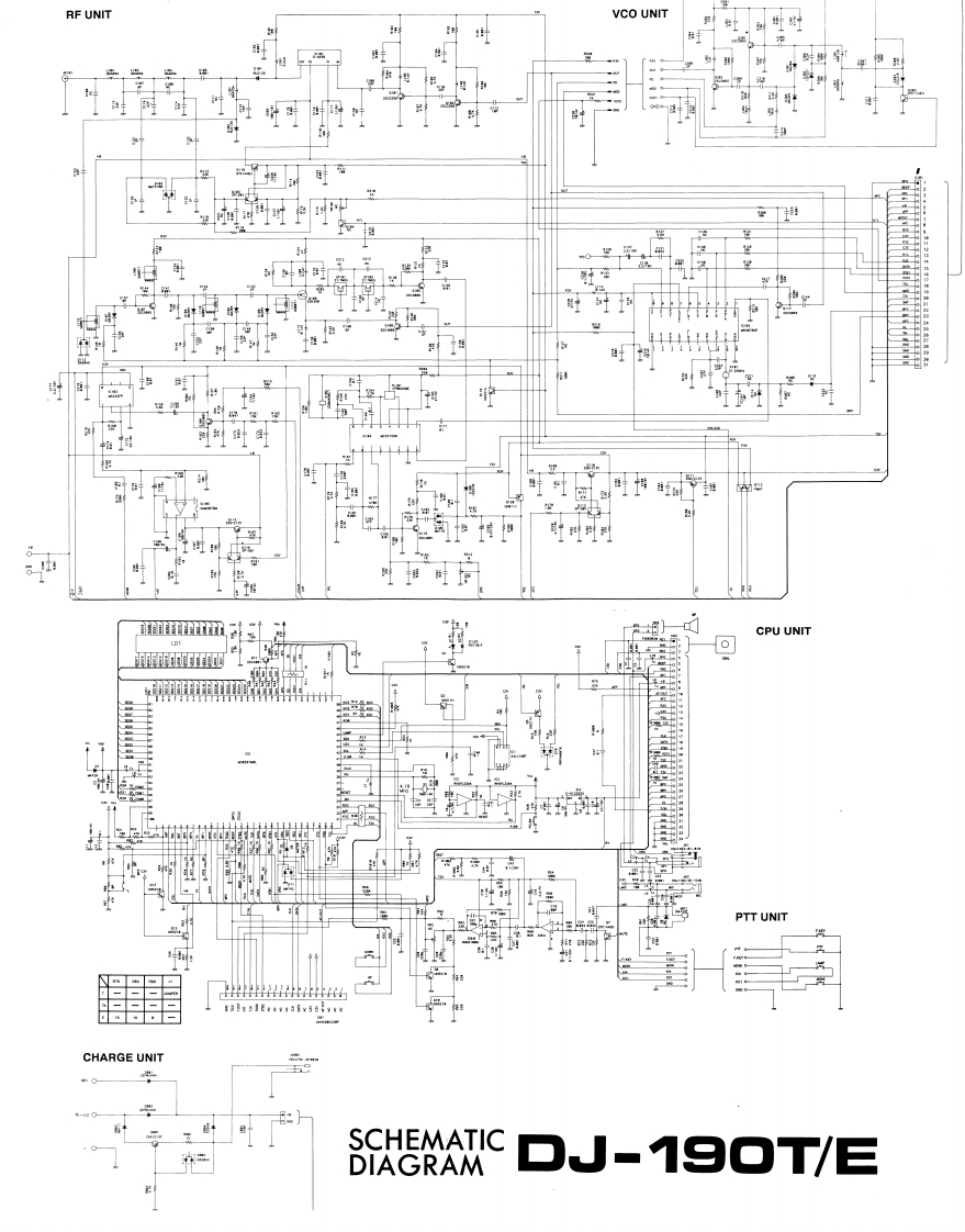 ALINCO-DJ-190B维修电器原理图手册