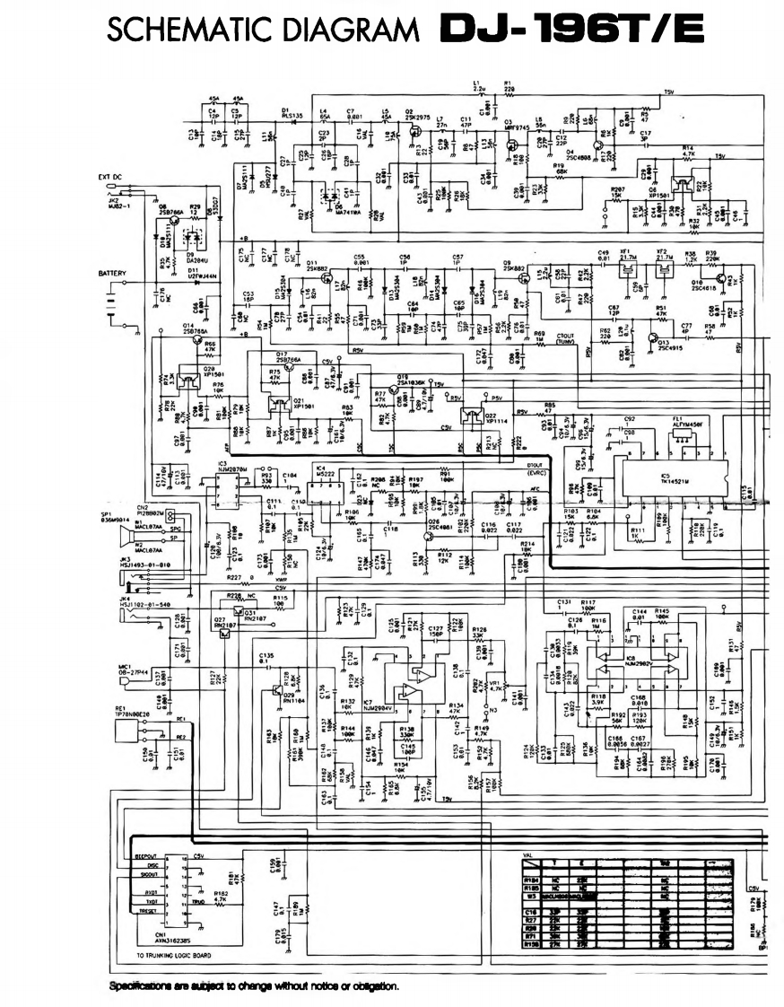 ALNICO-DJ-196E维修电器原理图手册