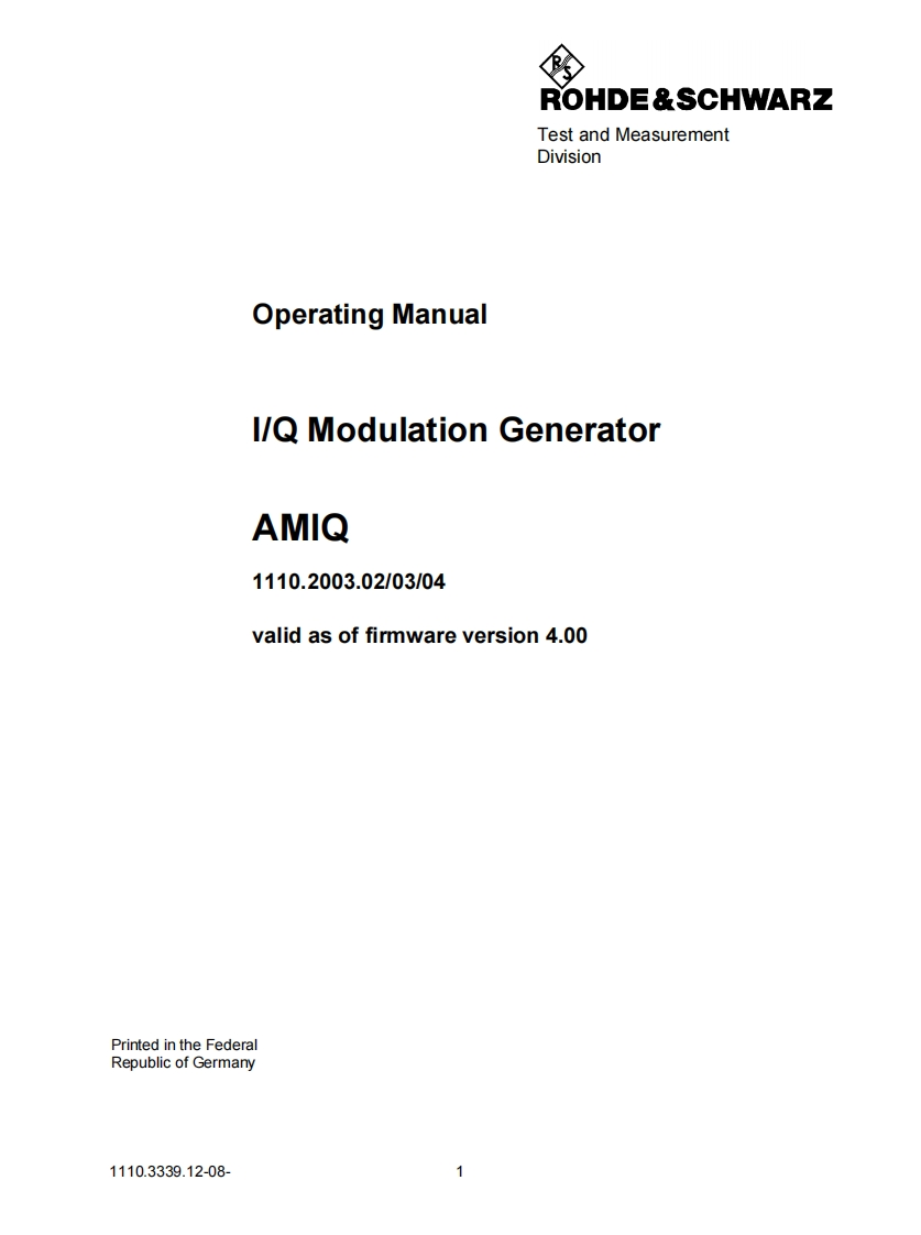 AMIQ--Operating_Manual操作说明书手册