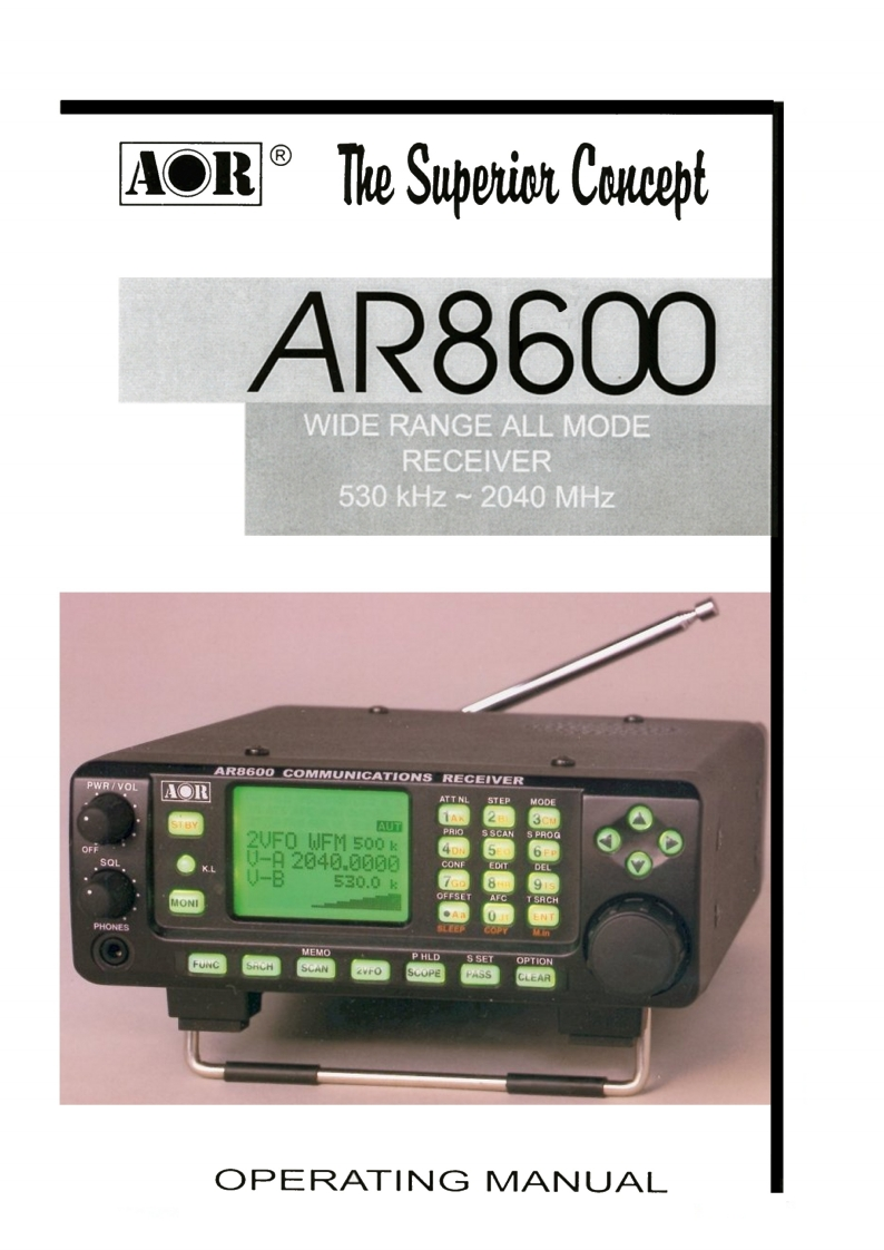 AOR_AR8600MK1_Manual操作说明书手册
