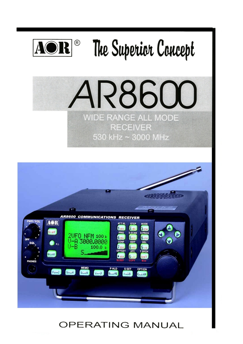 AOR_AR8600MK2_Manual操作说明书手册